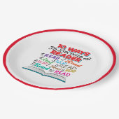 Assiettes En Carton Book Lover 10 Ways to Become a Reader (Angle)