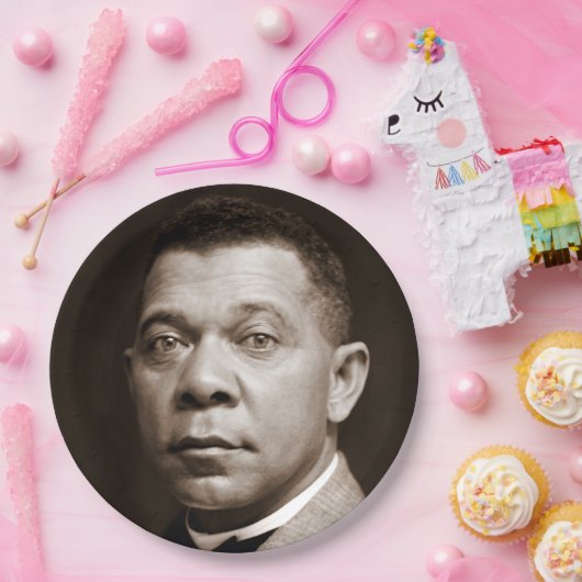 Assiettes En Carton Booker Washington : African American Educator (Fête)