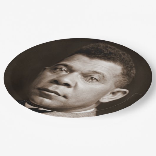 Assiettes En Carton Booker Washington : African American Educator (Angle)