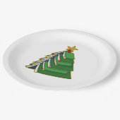 Assiettes En Carton Bookish Christmas Tree IV (Angle)