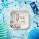 Assiettes En Carton Boots et Bubbly Western Bride Wild West Country (Fête)