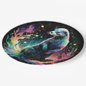 Assiettes En Carton Bord Spectrum : Les Otter Glow (Angle)