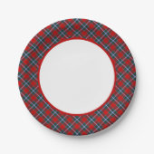 Assiettes En Carton Bordure de Clan Drummond Tartan (Devant)