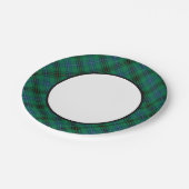 Assiettes En Carton Bordure de Clan Henderson Tartan (Angle)