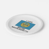 Assiettes En Carton Boston, le Massachusetts (Angle)