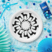 Assiettes En Carton Boston Terrier Love (Fête)