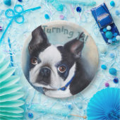 Assiettes En Carton Boston Terrier Turning 12 PARTY (Fête)