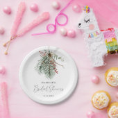 Assiettes En Carton Botanique d'hiver (Fête)