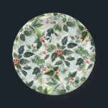 Assiettes En Carton Botanique Varié Motif d'hiver Noël<br><div class="desc">Célébrez la saison des fêtes avec nos élégantes plaques en papier avec un design aquarelle charmant de verdure variée et saint. Parfaites pour les fêtes de Noël, les fêtes d'hiver ou les événements festifs, ces assiettes combinent beauté et commodité, rendant vos tables à la fois élégantes et pratiques. Disponibles en...</div>