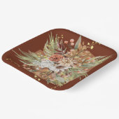 Assiettes En Carton Botaniques d'automne Mariage Suite Plaque papier ( (Angulaire)