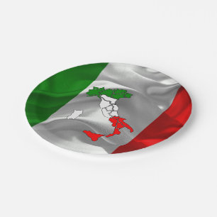 Assiettes En Carton Botte italienne