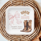 Assiettes En Carton Bottes ou vaches Révélation de genre