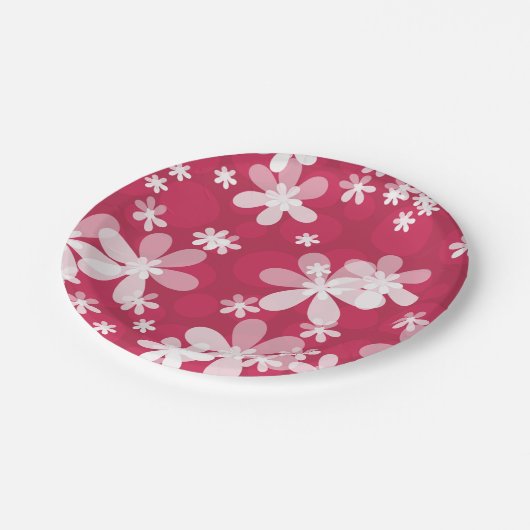 Assiettes En Carton Bouches blanches (Angle)