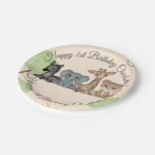 Assiettes En Carton Bouddles 1er anniversaire (Angle)