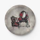 Assiettes En Carton Boudoir | Vanity Mirror et Victorian Parlor (Devant)