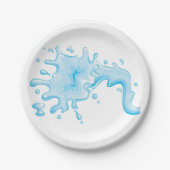 Assiettes En Carton Bouffée D'Eau (Devant)