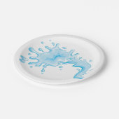 Assiettes En Carton Bouffée D'Eau (Angle)