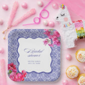 Assiettes En Carton Bougainvillea italienne pour une baby shower (Fête)