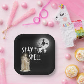 Assiettes En Carton Bougies d'Halloween (Fête)