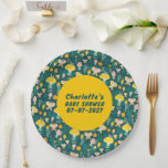 Assiettes En Carton Bouillon de champignons d'escargot adorable BABY S<br><div class="desc">Idéal plaque de papier sur mesure simple et mignonne pour un baby shower amusant! L'art fait main pour vous ! Customisez avec votre propre texte en cliquant sur "personnaliser" ou modifiez les couleurs, les polices ou les placements. Consultez ma boutique pour plus de couleurs et de dessins ou faites-moi savoir...</div>