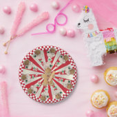 Assiettes En Carton Boulangeries rétro de Noël (Fête)