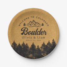 Boulder Colorado Mariage minimaliste Bienvenue