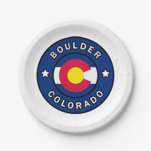 Assiettes En Carton Boulder le Colorado