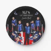 Assiettes En Carton Boule basket de MJ (Devant)