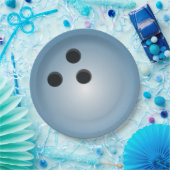 Assiettes En Carton Boule de Bowling Bleu (Fête)