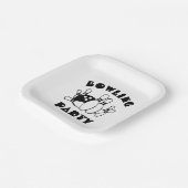 Assiettes En Carton Boule De Bowling Et Pins (Angulaire)