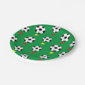 Assiettes En Carton Boule de football (Angle)