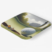 Assiettes En Carton Boule De Golf Et Souris (Angulaire)