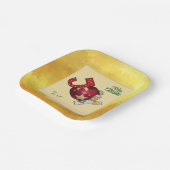 Assiettes En Carton Boule de Noël (Angulaire)