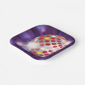 Assiettes En Carton Boule Red Disco (Angulaire)