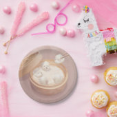 Assiettes En Carton Boulettes Bichon : Xiao Long Bao Dim Sum Art migno (Fête)