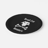 Assiettes En Carton Bounce de chat mort (Angle)