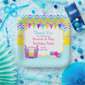 Assiettes En Carton Bounce House Bouncy Castle Anniversaire (Fête)