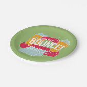 Assiettes En Carton Bounce Maison/château design (Angle)