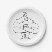 Assiettes En Carton Bouncer de sécurité (Devant)