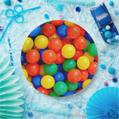 Assiettes En Carton Bouncy Balls Ball Pit thème Anniversaire fête (Fête)