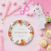 Assiettes En Carton Bounty d'automne | BON THANKSGIVING (Fête)