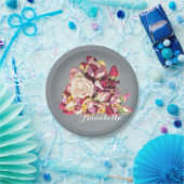 Assiettes En Carton Bouquet (Fête)