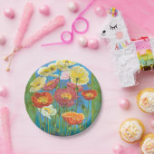 Assiettes En Carton Bouquet à la frontière I (Fête)