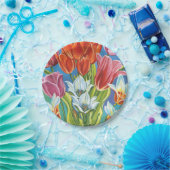 Assiettes En Carton Bouquet à la frontière III (Fête)