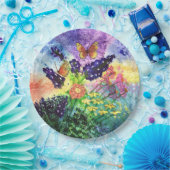 Assiettes En Carton Bouquet de Bluebonnet (Fête)