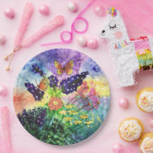 Assiettes En Carton Bouquet de Bluebonnet (Fête)