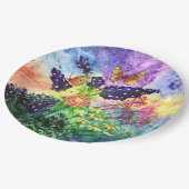 Assiettes En Carton Bouquet de Bluebonnet (Angle)