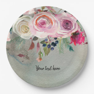 Assiettes En Carton Bouquet de fleurs pour toutes les occasions