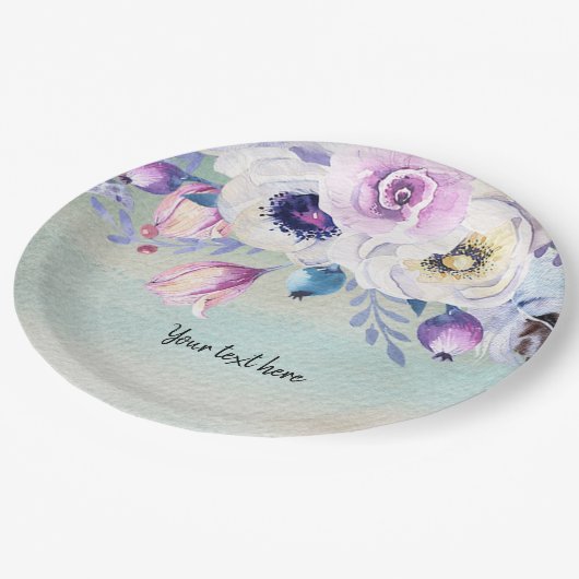 Assiettes En Carton Bouquet de fleurs pour toutes les occasions (Angle)