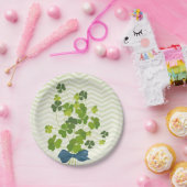 Assiettes En Carton Bouquet de shamrock, le jour de St Patrick (Fête)